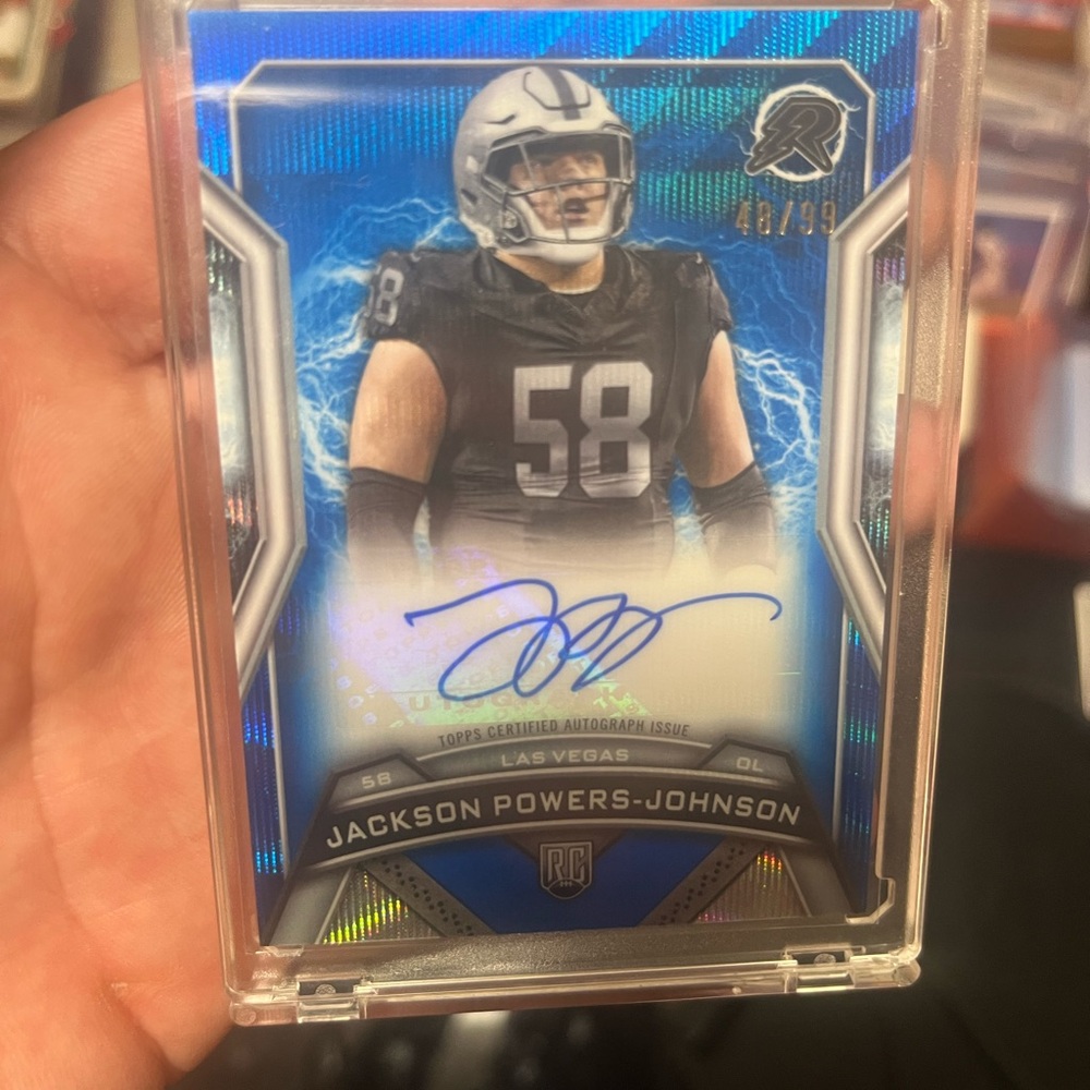 2025 Jackson powers-Johnson autographed rookie card limited print to 99 48/99